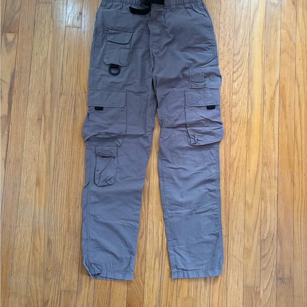 Urban Outfitters Men's Charcoal Cargo Pants